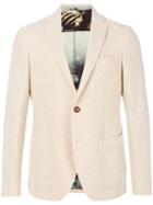 Etro - Patch Pockets Blazer - Men - Cotton/polyamide/spandex/elastane/virgin Wool - 50, Nude/neutrals, Cotton/polyamide/spandex/elastane/virgin Wool