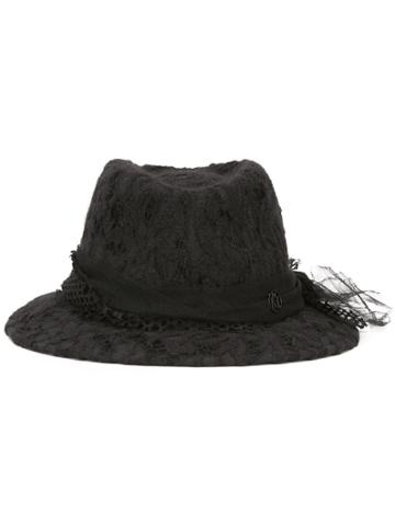 Maison Michel 'andre' Lace Hat - Black