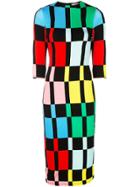 Alice+olivia Printed Midi Dress - Black