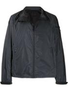 Prada Logo Plaque Lightweight Jackect - Grey
