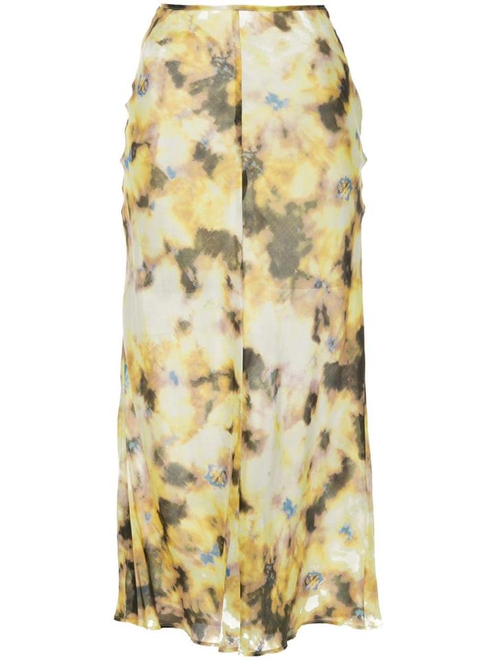 Georgia Alice Acid Skirt - Yellow & Orange