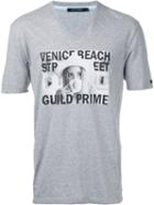Guild Prime - Venice Beach V-neck T-shirt - Men - Cotton - 2, Grey, Cotton