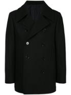 Kent & Curwen Double Breasted Short Coat - Black