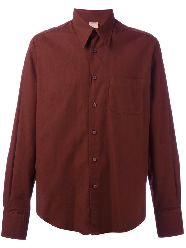 Romeo Gigli Vintage Patch Pocket Shirt - Red