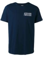 A.p.c. - Atelier De Production T-shirt - Men - Cotton - M, Blue, Cotton