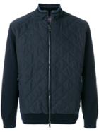 Paul & Shark Diamond Quilted Jacket - Blue