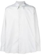 Raf Simons Oversized Check Print Shirt - White