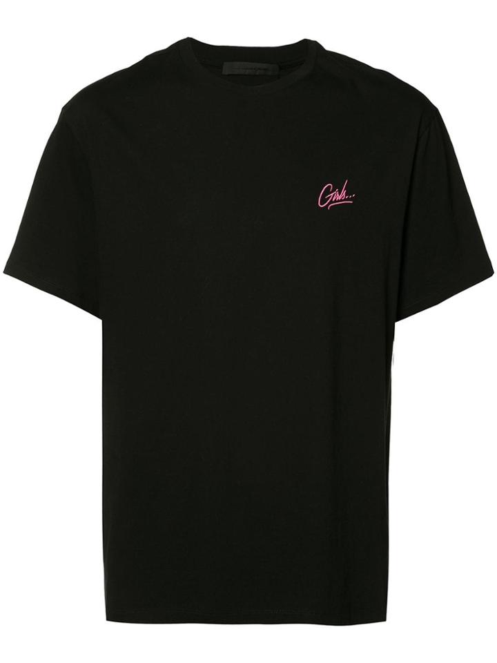 Alexander Wang Subtle Slogan T-shirt - Black
