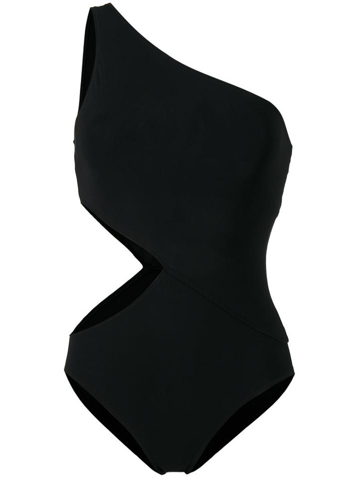 Araks - Elmar One Shoulder Cutout Swimsuit - Women - Nylon/spandex/elastane - M, Black, Nylon/spandex/elastane