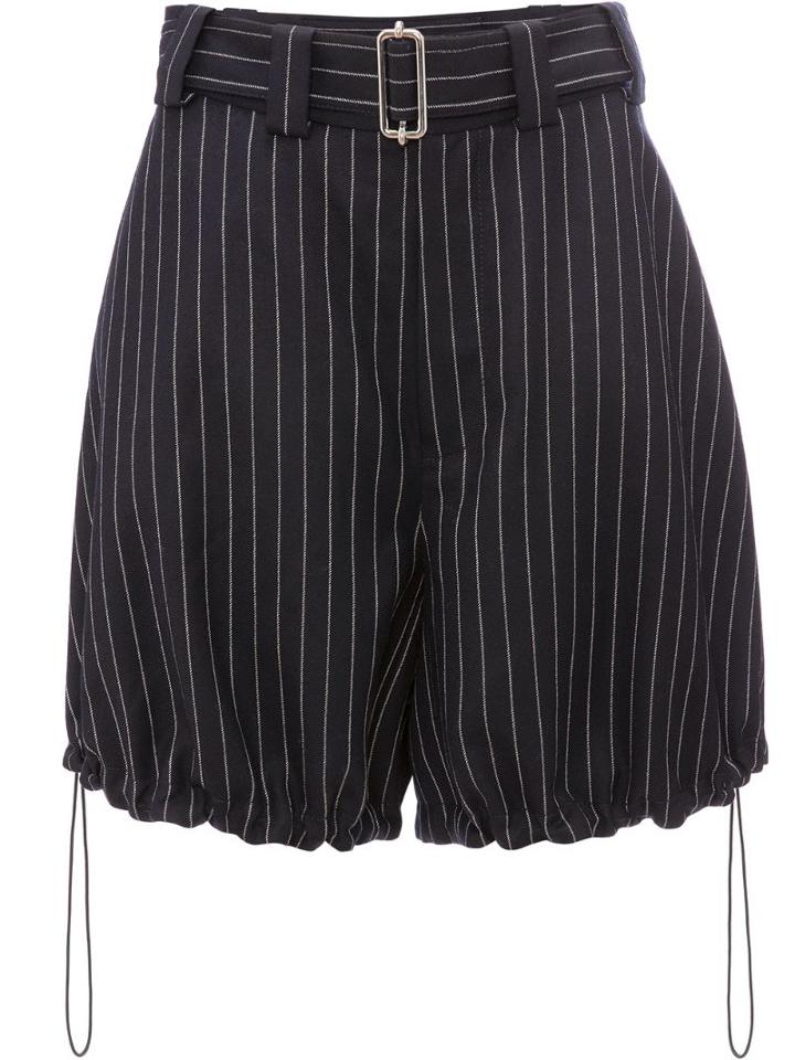 Jw Anderson Balloon Striped Shorts - Blue