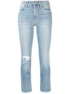 Frame Le Hi Straight Leg Jeans - Blue