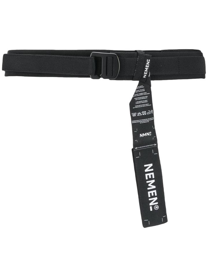 Nemen Logo Print Belt - Black