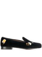 Stubbs & Wootton Celebrate Loafers - Black