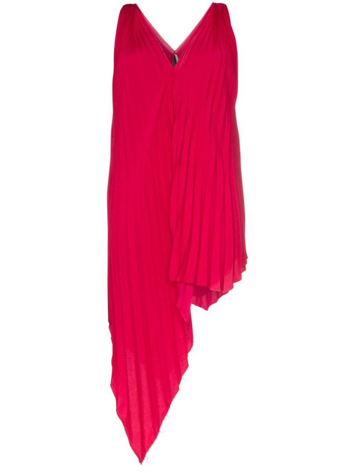 Poiret Draped Pleated Top - Pink