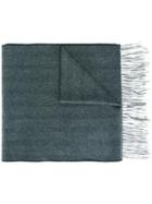 Canali Fringed Scarf, Men's, Cashmere