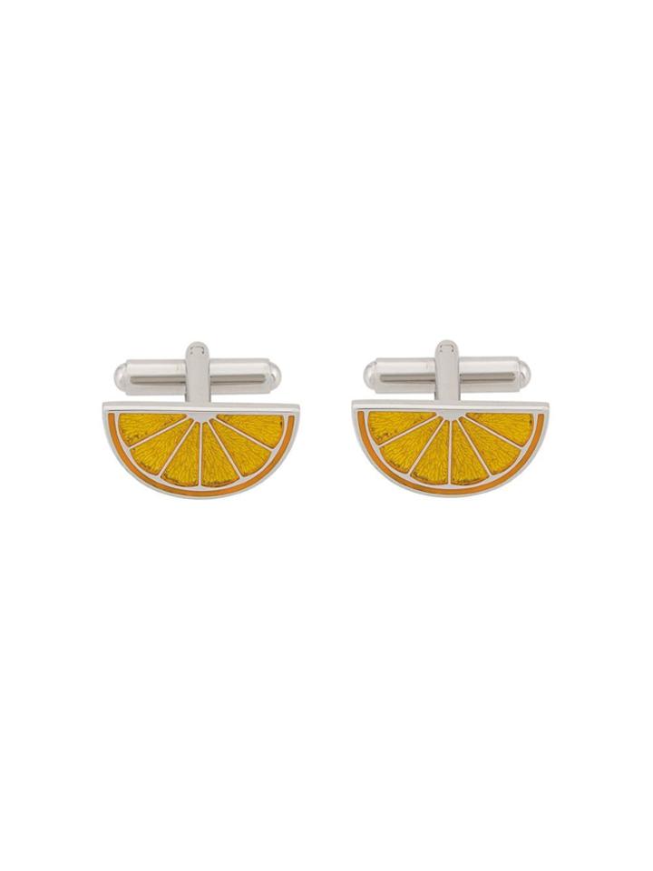Fefè Lemon Slice Cufflinks - Yellow