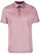 Canali Slim Fit Polo Shirt - Red
