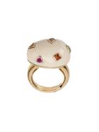 Bibi Van Der Velden Pop Art Small Ring - White