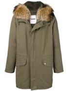 Yves Salomon Army Army Parka Coat - Green