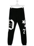 Philipp Plein Kids Seventy Eight Track Pants, Boy's, Size: 16 Yrs, Black