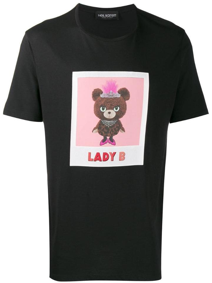 Neil Barrett Lady B T-shirt - Black