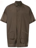Joe Chia Layered Shirt - Brown