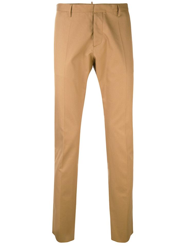 Dsquared2 - Classic Chinos - Men - Cotton/wool - 50, Nude/neutrals, Cotton/wool