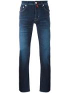 Jacob Cohen Stretched Skinny Jeans, Men's, Size: 40, Blue, Cotton/polyester/spandex/elastane