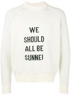 Sunnei We Should All Be Sweater - White