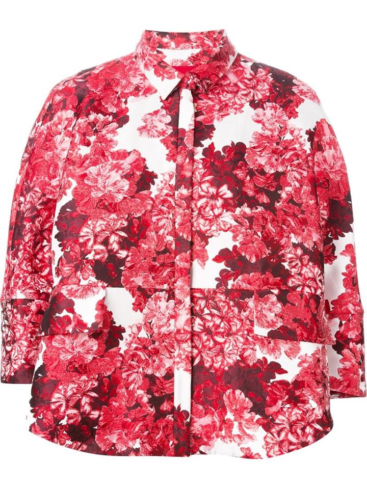 Moncler Gamme Rouge Floral Print Jacket