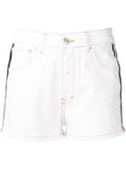 Gcds Stripe Detail Shorts - White