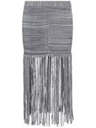 Chloé Fringe Detail Skirt - White
