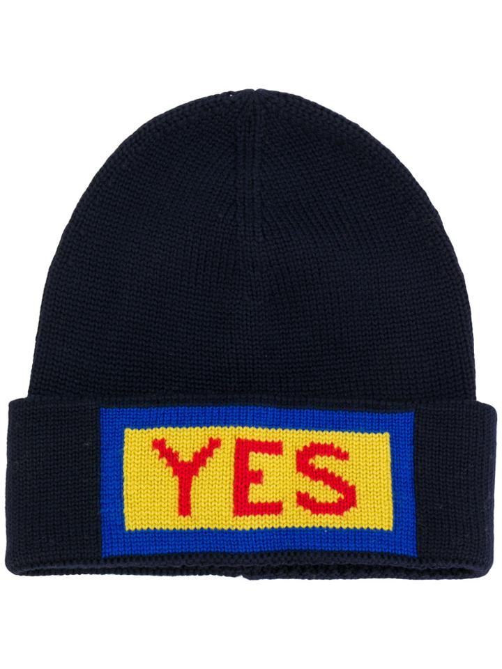 Fendi Yes Vocabulary Beanie - Blue