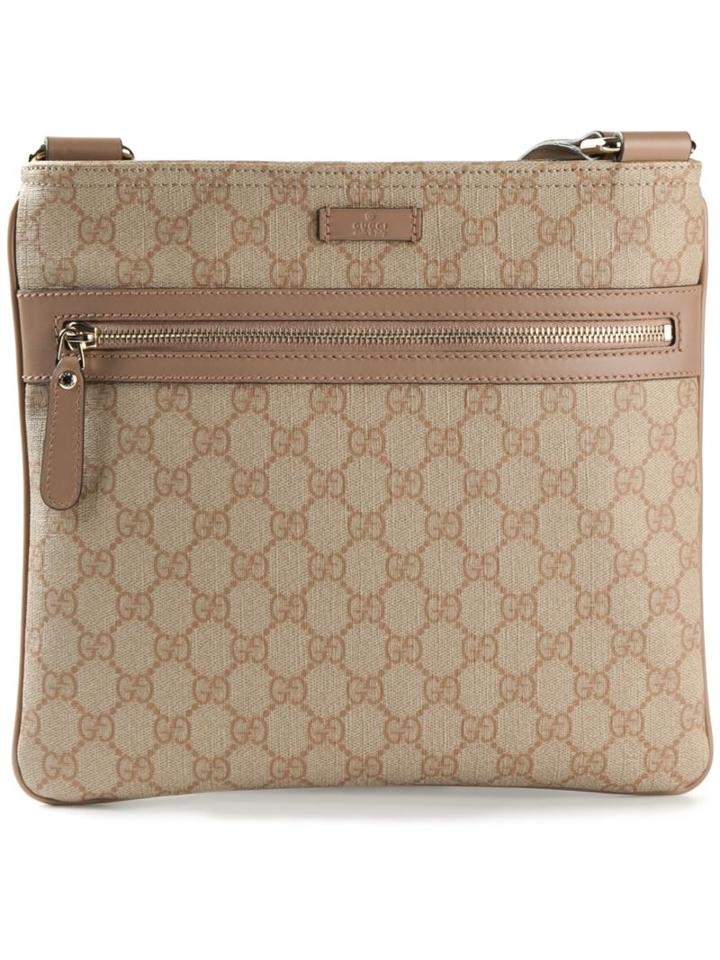 Gucci Signature Monogram Cross Body Bag