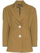 Vika Gazinskaya Loose Fit Blazer - Green