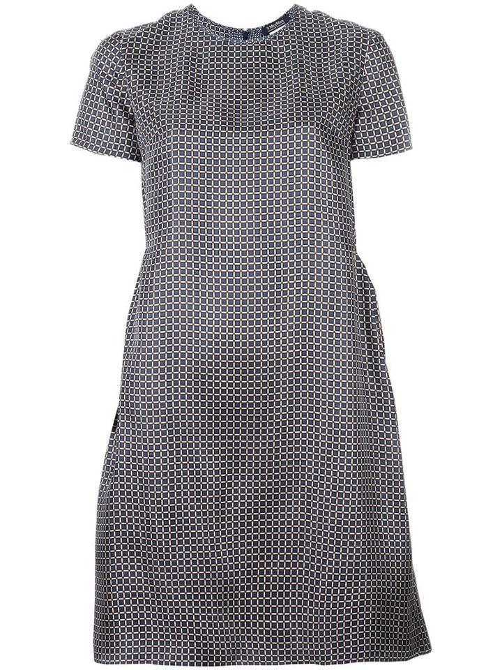 's Max Mara Geometric Print Shift Dress, Women's, Size: 42, Silk