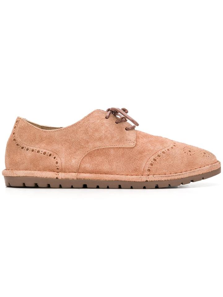 Marsèll Ridged Sole Brogues - Pink