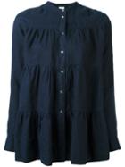 Aspesi Plain Shirt, Women's, Size: 46, Blue, Linen/flax
