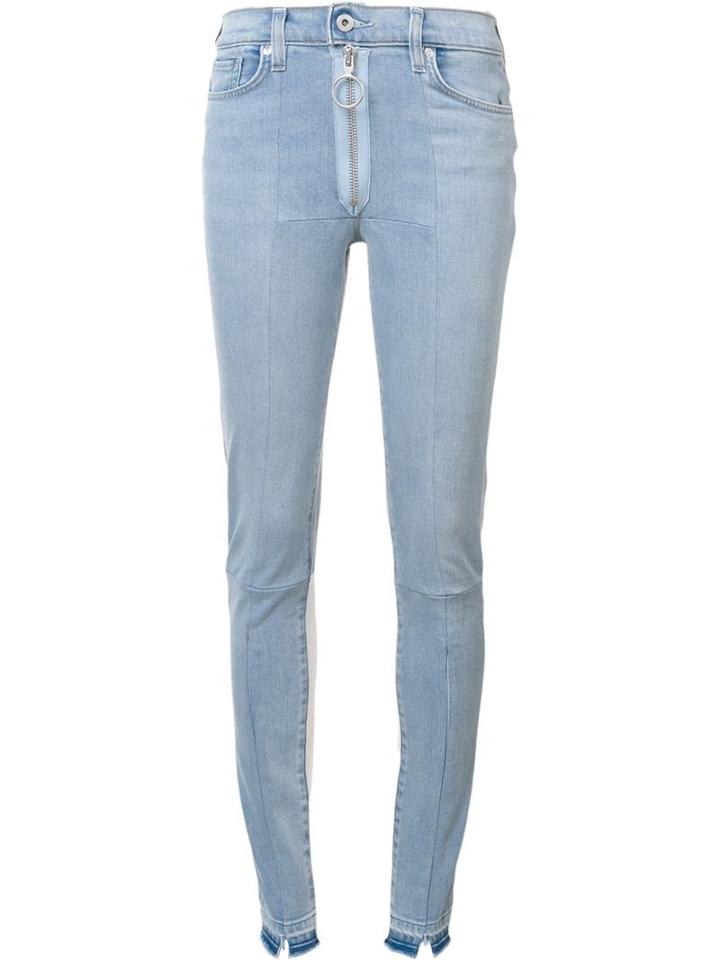 Off-white Skinny Jeans, Women's, Size: 28, Blue, Cotton