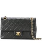 Chanel Vintage Classic Double-flap Chain Bag - Black