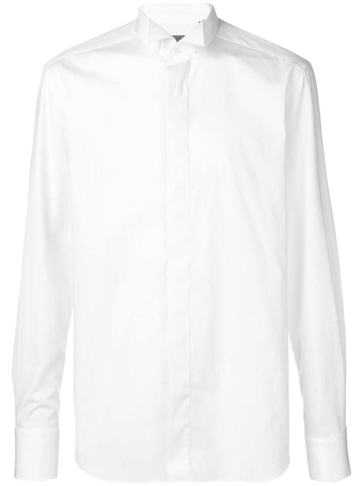 Corneliani Classic Fitted Shirt - White