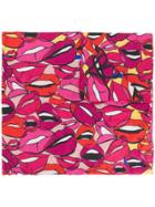 Faliero Sarti Lips Print Scarf - Multicolour