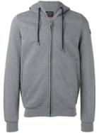 Paul & Shark - Zipped Hoodie - Men - Cotton - L, Grey, Cotton
