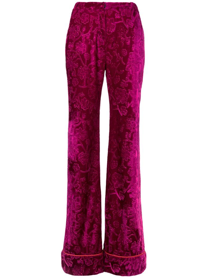 N Duo Flared Jacquard Trousers