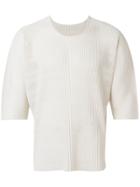 Homme Plissé Issey Miyake Pleated Top - White