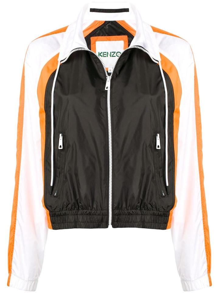 Kenzo Black And Orange Sports Jacket