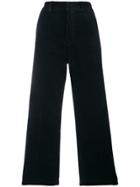 Department 5 Wide Corduroy Trousers - Black