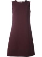 Dolce & Gabbana Shift Dress, Women's, Size: 46, Pink/purple, Silk/spandex/elastane/virgin Wool