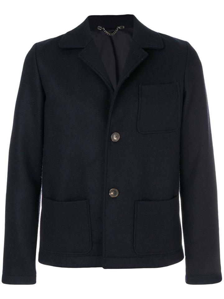 Doppiaa Tri-pocket Blazer - Blue