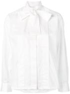 Céline Pre-owned 1970's Jacquard Shirt - White